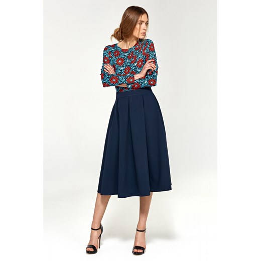 Nife Woman's Skirt Sp37 Navy Blue Nife 44 Factcool