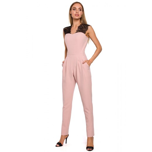 Made Of Emotion Woman's Jumpsuit M484 Powder M Factcool