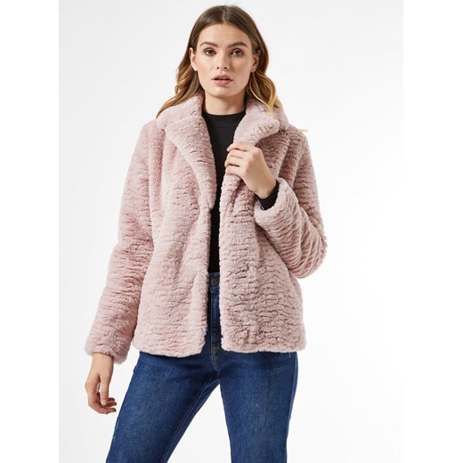 Pink short coat in artificial fur Dorothy Perkins Dorothy Perkins XL Factcool