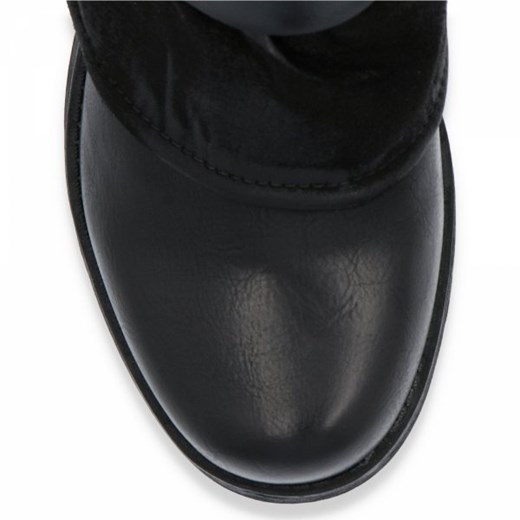 Czarne modne botki damskie Rita (kolory) Crystal Shoes 39 PaniTorbalska