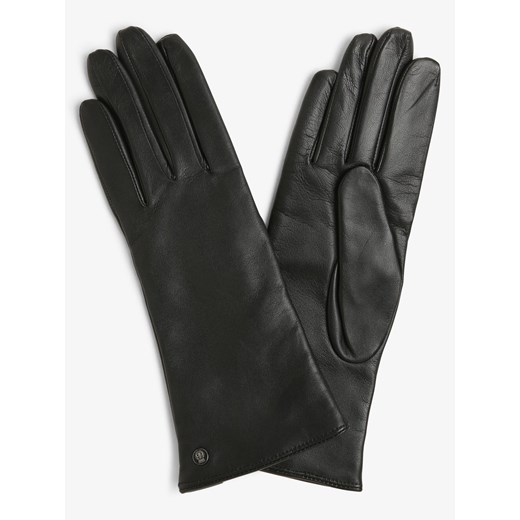 ROECKL - Skórzane rękawiczki damskie, czarny Roeckl 7 vangraaf