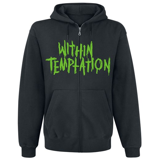 Within Temptation - Entertain You - Bluza z kapturem rozpinana - czarny L EMP