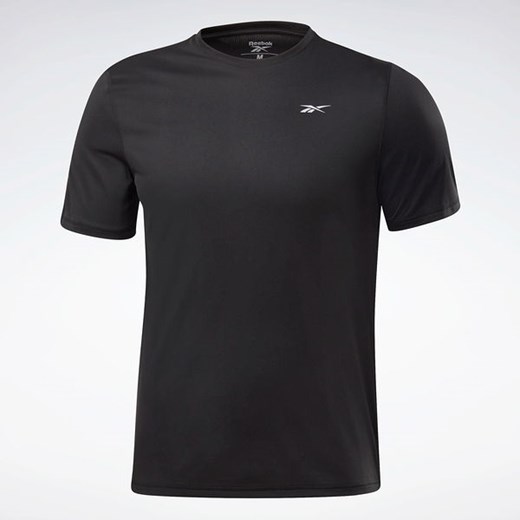 Koszulka męska Running Essentials Reebok (black) Reebok Fitness M okazyjna cena SPORT-SHOP.pl