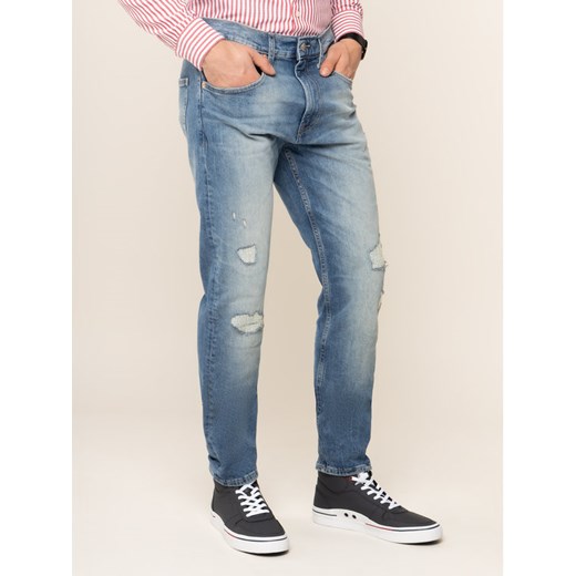 Tommy Jeans Jeansy Tapered Fit Tj 1988 DM0DM06985 Niebieski Tapered Fit Tommy Jeans 32_32 MODIVO wyprzedaż