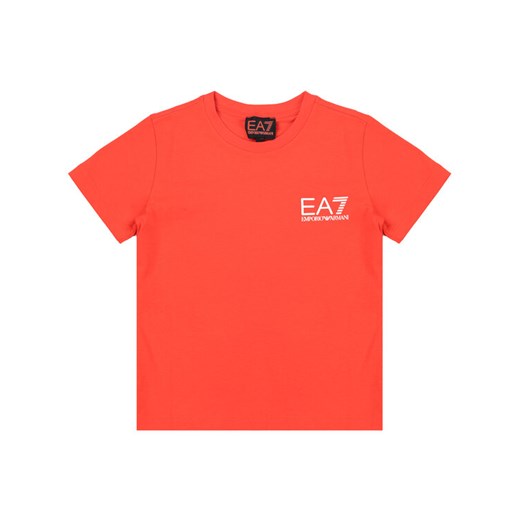EA7 Emporio Armani T-Shirt 3HBT51 BJ02Z 1453 Czerwony Regular Fit 10Y okazyjna cena MODIVO