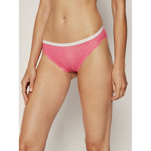 Calvin Klein Underwear Figi brazylijskie 000QF5989E Różowy Calvin Klein Underwear S MODIVO wyprzedaż