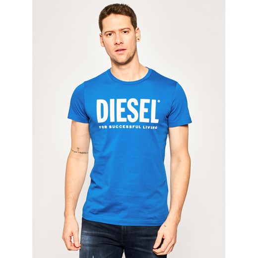 Diesel T-Shirt T-Diego 00SXED 0AAXJ Granatowy Regular Fit Diesel XXL MODIVO okazyjna cena