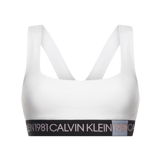 Calvin Klein Underwear Biustonosz top 000QF5577E Biały Calvin Klein Underwear XS wyprzedaż MODIVO