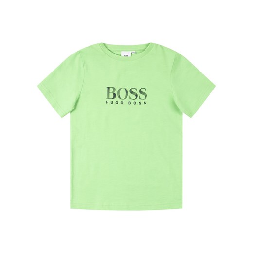 Boss T-Shirt J25E63 D Zielony Regular Fit 14A okazja MODIVO