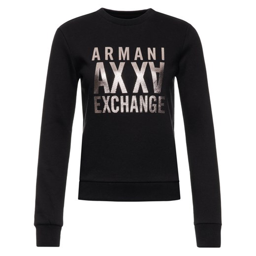 Armani Exchange Bluza 6GYM95 YJ44Z 1200 Czarny Regular Fit Armani Exchange XL wyprzedaż MODIVO