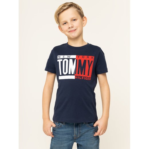 TOMMY HILFIGER T-Shirt KB0KB04994 D Granatowy Regular Fit Tommy Hilfiger 10 okazja MODIVO