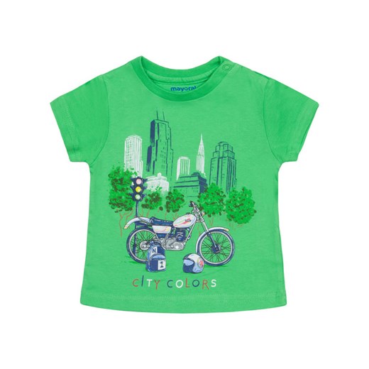 Mayoral T-Shirt 1020 Zielony Regular Fit Mayoral 9 MODIVO promocyjna cena