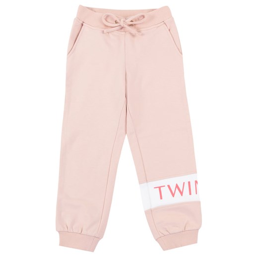 TwinSet Spodnie dresowe 201GJ2374 M Różowy Regular Fit Twinset 10A okazja MODIVO