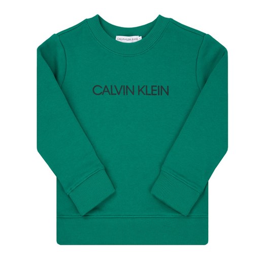 Calvin Klein Jeans Bluza Institutional IU0IU00040 Zielony Regular Fit 6 okazja MODIVO