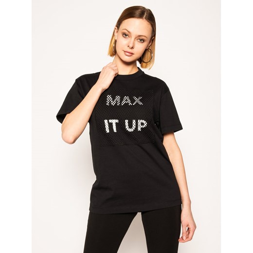MAX&Co. T-Shirt Davanti 69718320 Czarny Regular Fit L wyprzedaż MODIVO