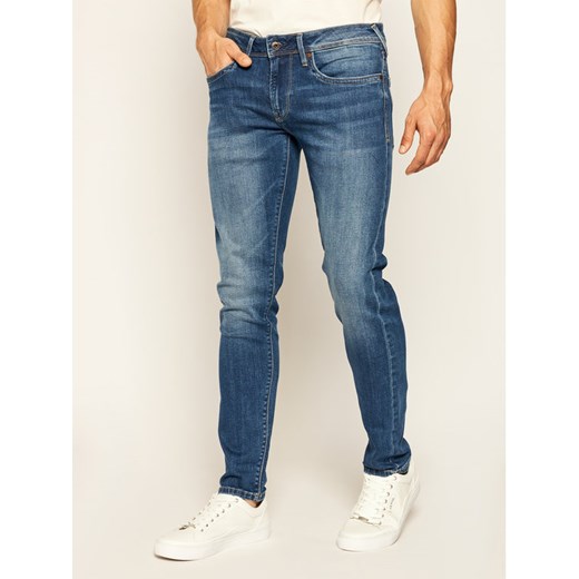 Pepe Jeans Jeansy Slim Fit Hatch PM200823 Granatowy Slim Fit Pepe Jeans 34_34 MODIVO