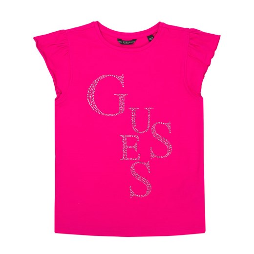 Guess T-Shirt J01I07 K82K0 Różowy Regular Fit Guess 7 wyprzedaż MODIVO