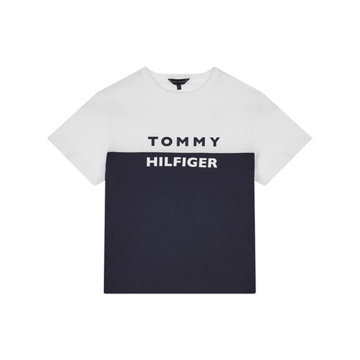 TOMMY HILFIGER T-Shirt Crew Neck Tee UB0UB00283 M Biały Regular Fit Tommy Hilfiger 6_7 okazyjna cena MODIVO