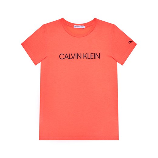 Calvin Klein bluzka dziewczęca z krótkim rękawem 