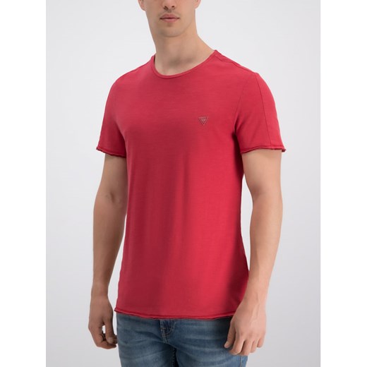 Guess T-Shirt M93I58 K6XN0 Czerwony Slim Fit Guess XL MODIVO okazja