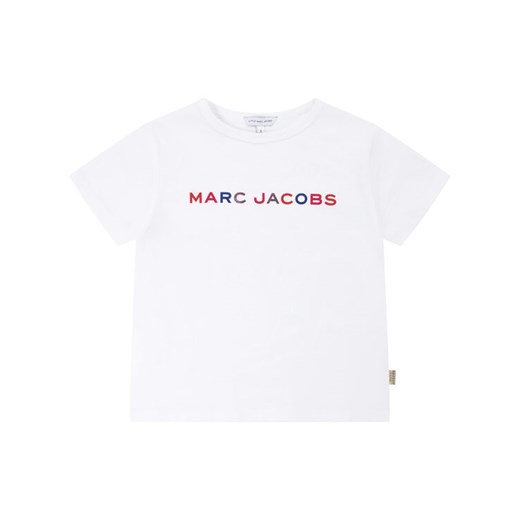 Little Marc Jacobs T-Shirt W15483 M Biały Regular Fit Little Marc Jacobs 5A okazja MODIVO