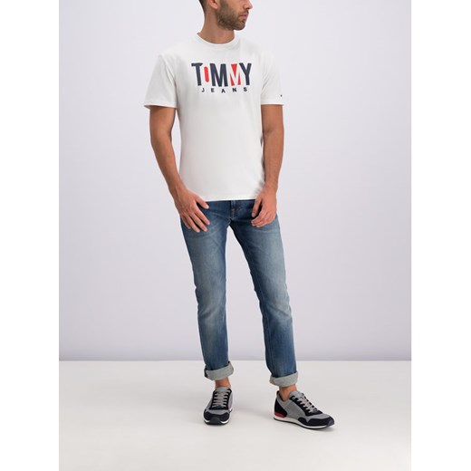 Tommy Jeans Jeansy Slim Fit DM0DM06628 Granatowy Slim Fit Tommy Jeans 33_32 promocyjna cena MODIVO