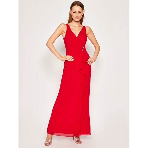Lauren Ralph Lauren Sukienka wieczorowa Sp20 3E 253786020 Czerwony Regular Fit 6 promocyjna cena MODIVO