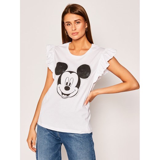 Liu Jo T-Shirt DISNEY FA0408 J5904 Biały Regular Fit Liu Jo M wyprzedaż MODIVO