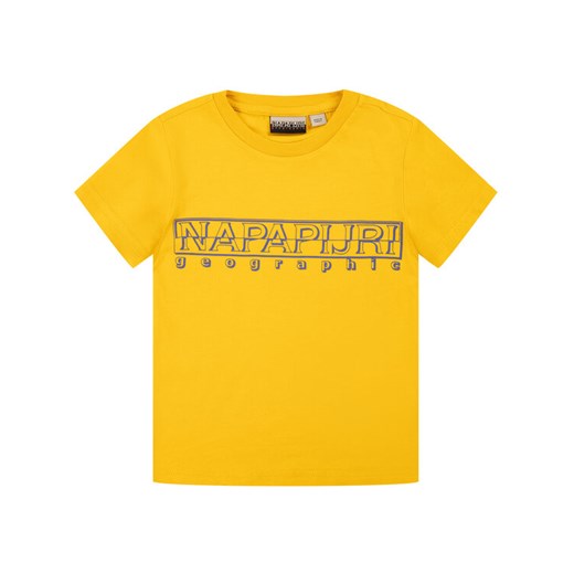 Napapijri T-Shirt K Soli Ss Sum NP0A4EG5Y Żółty Regular Fit Napapijri 8 okazja MODIVO