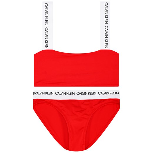 Calvin Klein Swimwear Strój kąpielowy G80G800300 Czerwony 8_10 MODIVO