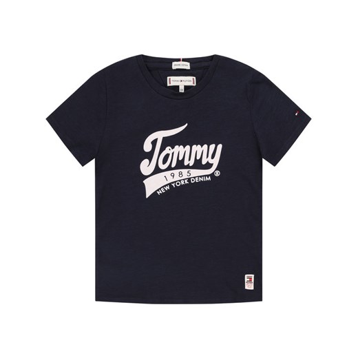 TOMMY HILFIGER T-Shirt 1985 KG0KG04960 D Granatowy Regular Fit Tommy Hilfiger 10 wyprzedaż MODIVO