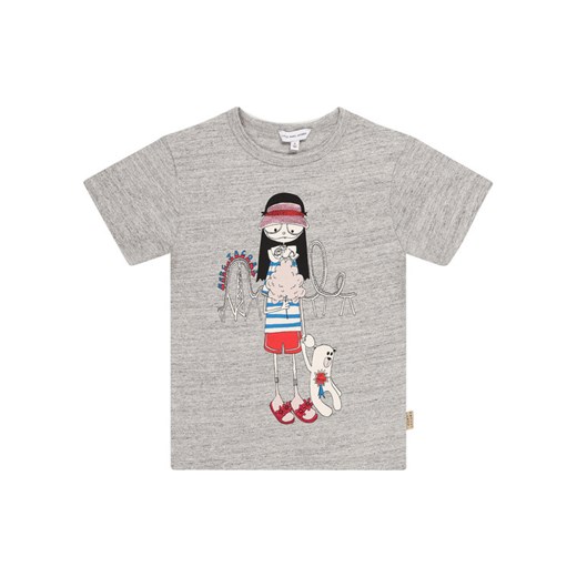 Little Marc Jacobs T-Shirt W15484 M Szary Regular Fit Little Marc Jacobs 5A wyprzedaż MODIVO
