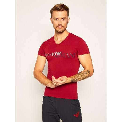 Emporio Armani Underwear T-Shirt 110810 0A516 02475 Czerwony Slim Fit M MODIVO
