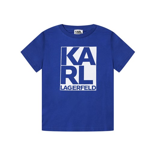 KARL LAGERFELD T-Shirt Z25222 D Granatowy Regular Fit Karl Lagerfeld 14A okazja MODIVO