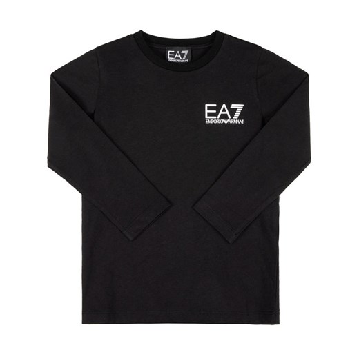 EA7 Emporio Armani Longsleeve 3HBT52 BJ02Z 1200 Czarny Regular Fit 10Y okazyjna cena MODIVO