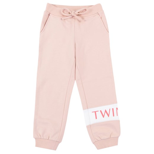 TwinSet Spodnie dresowe 201GJ2374 D Różowy Regular Fit Twinset 12A MODIVO okazyjna cena