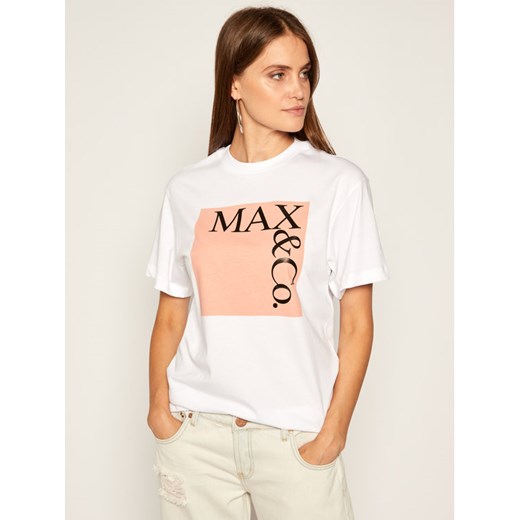 MAX&Co. T-Shirt Tee Rose 49749620 Różowy Regular Fit S MODIVO