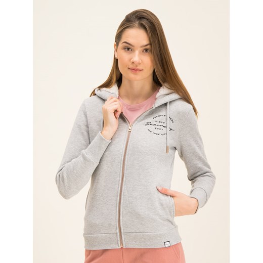 Superdry Bluza Applique W2000009A Szary Regular Fit Superdry 10 MODIVO promocja