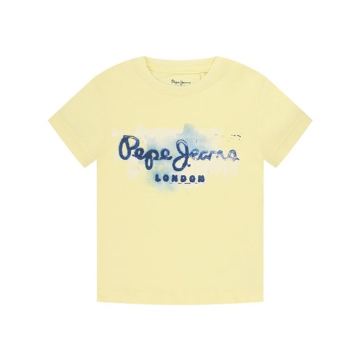 Pepe Jeans T-Shirt Golders PB501339 Żółty Regular Fit Pepe Jeans 6 MODIVO