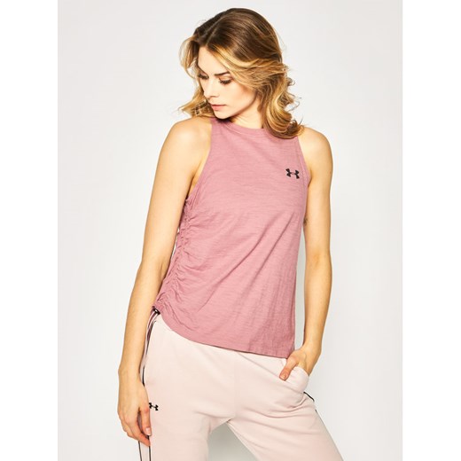 Under Armour Top Charged Cotton® Adjustable 1351748 Różowy Loose Fit Under Armour XS okazja MODIVO