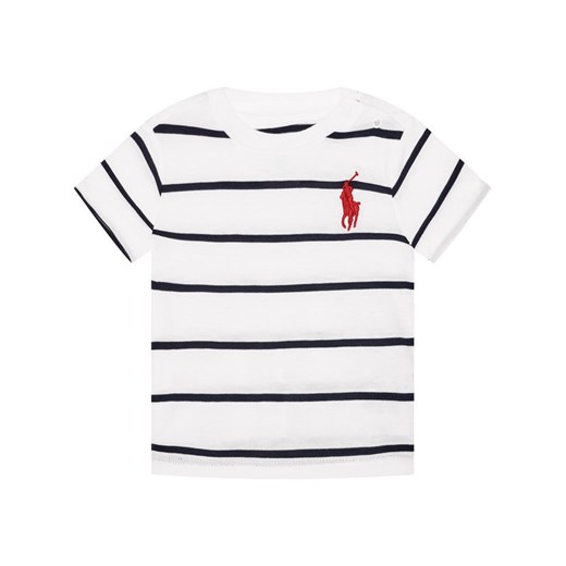 Polo Ralph Lauren T-Shirt 3,21E+11 Biały Regular Fit Polo Ralph Lauren 12M MODIVO