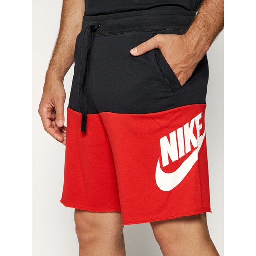 NIKE Szorty sportowe Sportswear Alumni CJ4352 Czarny Loose Fit Nike XXL promocyjna cena MODIVO