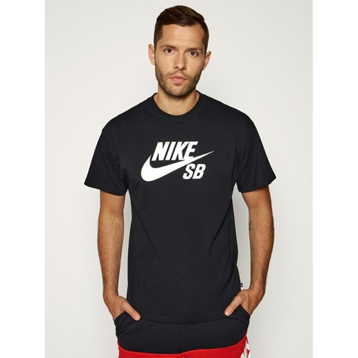NIKE T-Shirt SB Logo Skate CV7539 Czarny Regular Fit Nike S okazja MODIVO