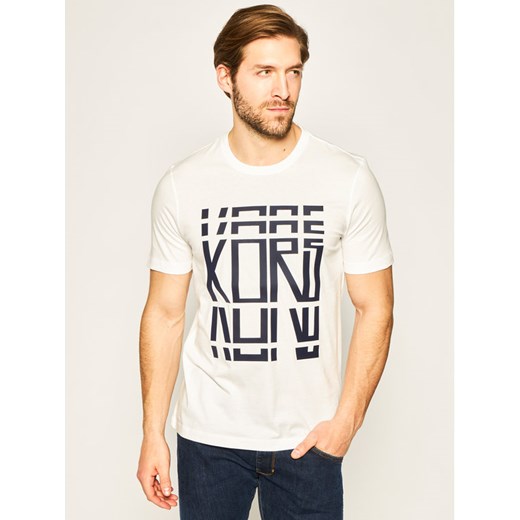 MICHAEL Michael Kors T-Shirt Spring 1 CS05JCFFV4 Biały Regular Fit Michael Michael Kors XXL promocja MODIVO