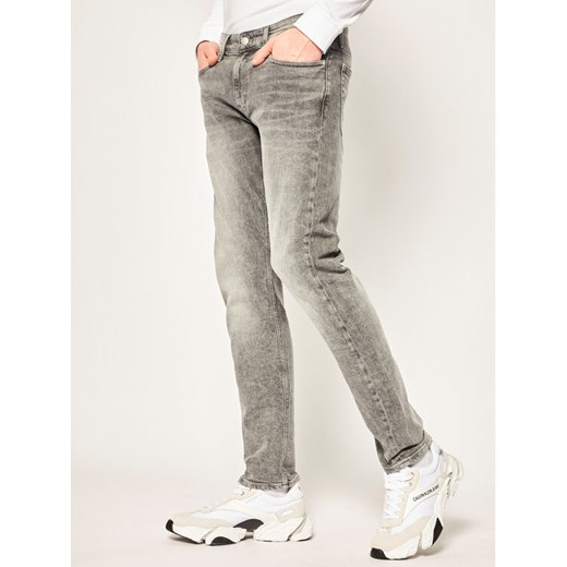 Calvin Klein Jeans Jeansy Slim Fit J30J315300 Szary Slim Fit 34_34 wyprzedaż MODIVO