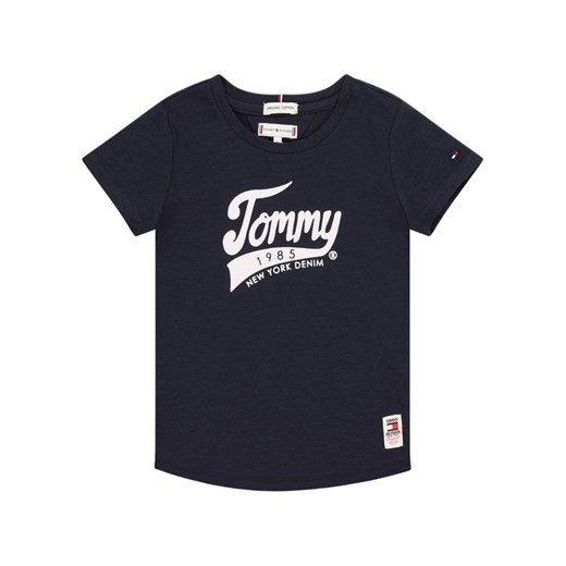 TOMMY HILFIGER T-Shirt 1985 KG0KG04960 M Granatowy Regular Fit Tommy Hilfiger 7 promocja MODIVO
