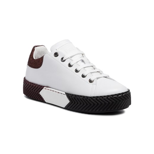 Pollini Sneakersy SA15143G08TX2100 Biały 36 MODIVO okazyjna cena