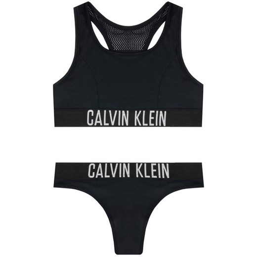 Calvin Klein Swimwear Strój kąpielowy G80G800294 Czarny 8_10 promocja MODIVO
