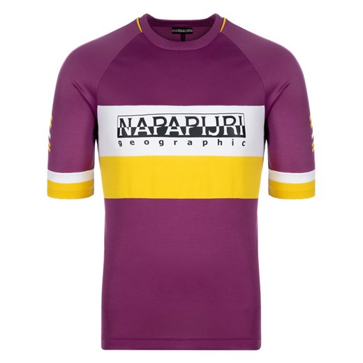 Napapijri T-Shirt Sala Multicolour N0YI4D Fioletowy Loose Fit Napapijri S MODIVO wyprzedaż