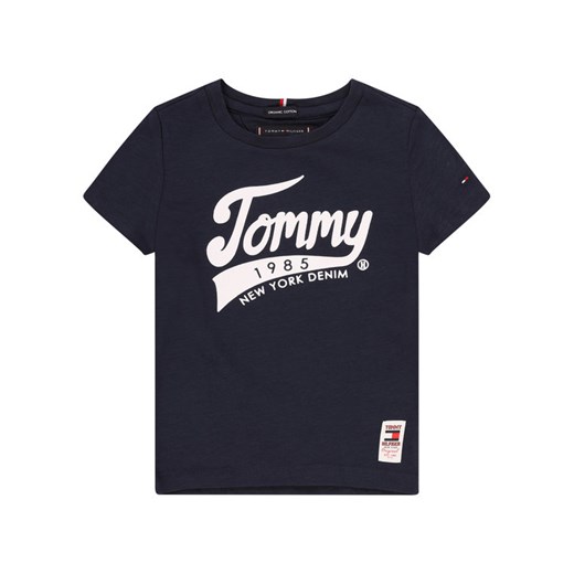 TOMMY HILFIGER T-Shirt 1985 KB0KB05497 M Granatowy Regular Fit Tommy Hilfiger 5 wyprzedaż MODIVO